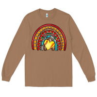 Toasted Coconut softball rainbow Long Sleeve Tee - Artiststas
