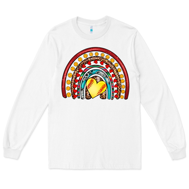 Softball Rainbow Long Sleeve Tee by Artiststas | Teevron