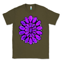 Army Green purple gemstone jewelny Classic Tee - RanaPortraitStore