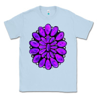 Dusty Blue purple gemstone jewelny Classic Tee - RanaPortraitStore