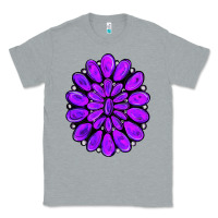 Heather Grey purple gemstone jewelny Classic Tee - RanaPortraitStore