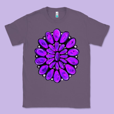 Purple Gemstone Jewelny Classic Tee Designed By Ranaportraitstore