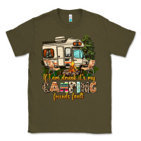 Army Green if i am drunk its my camping friends fault Classic Tee - AdoDesignShop