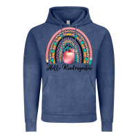 Vintage Denim hello kindergarten Vintage Hoodie - JahusDesignShop