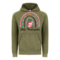Vintage Olive hello kindergarten Vintage Hoodie - JahusDesignShop
