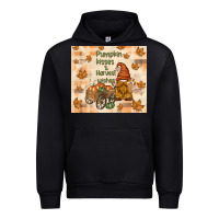 Black pumpkin kisses and harvest wishes Urban Hoodie - TumblerDesignByShophia