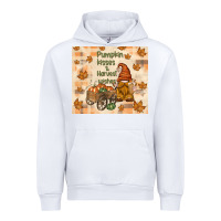 White pumpkin kisses and harvest wishes Urban Hoodie - TumblerDesignByShophia