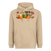 Mushroom pumpkin spice Heavyweight Hoodie - MaliasSmallBusiness