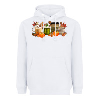White pumpkin spice Heavyweight Hoodie - MaliasSmallBusiness