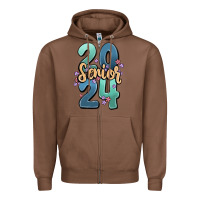 Chestnut senior 2024 Zipper Hoodie - MaliasSmallBusiness