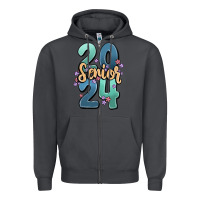 Smoke senior 2024 Zipper Hoodie - MaliasSmallBusiness