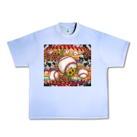 Grape Ice baseball leopard cowhide sunflower Urban Heavy Tee - JahusDesignShop