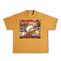 Peanut Butter baseball leopard cowhide sunflower Urban Heavy Tee - JahusDesignShop