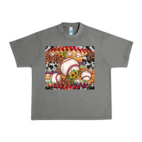 Tornado baseball leopard cowhide sunflower Urban Heavy Tee - JahusDesignShop