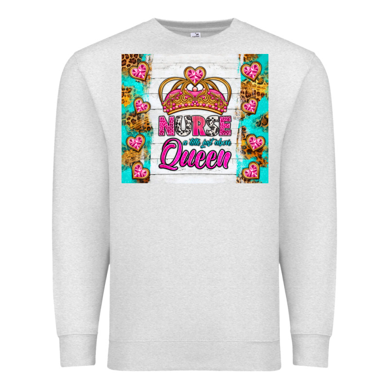Nurse A Title Just Above Queen Tumbler Premium Sweatshirt by BundleAndBundleShop | Teevron