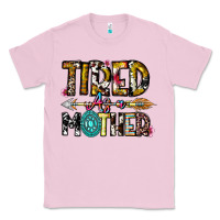 Bubblegum Pink Tired As a Mother Classic Tee - CowhideDigitalArt