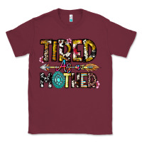 Burgundy Tired As a Mother Classic Tee - CowhideDigitalArt