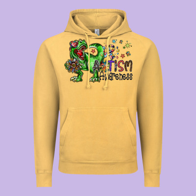 Autism Awareness Vintage Hoodie Designed By Sublimationcraftshop