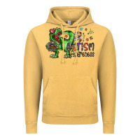 Vintage Mustard autism awareness Vintage Hoodie - SublimationCraftShop