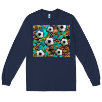 Navy soccer Long Sleeve Tee - Artiststas