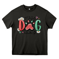 Asphalt crazy dog lady Heavy Core Tee - MaliasSmallBusiness