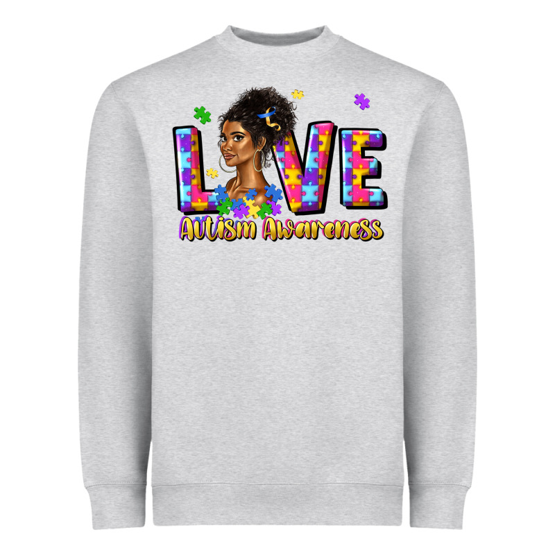 Love Autism Awareness Heavyweight Sweatshirt by JahusDesignShop | Teevron