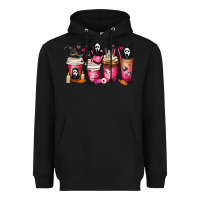Black Scream Coffee Cups Heavyweight Hoodie - MaliasSmallBusiness