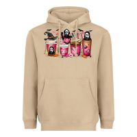 Mushroom Scream Coffee Cups Heavyweight Hoodie - MaliasSmallBusiness