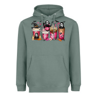 Sage Scream Coffee Cups Heavyweight Hoodie - MaliasSmallBusiness