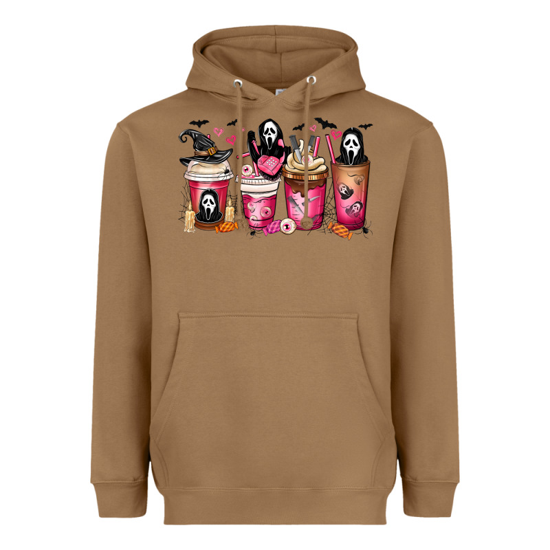 Scream Coffee Cups Heavyweight Hoodie by MaliasSmallBusiness | Teevron