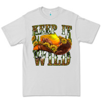 Dove Grey keep it wild western Premium Tee - texasbilliewilder