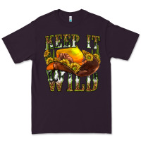 Plum keep it wild western Premium Tee - texasbilliewilder