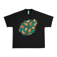 Black christmas gingerbread cookies patch Urban Heavy Tee - BundleAndBundleShop