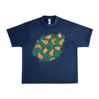 Navy christmas gingerbread cookies patch Urban Heavy Tee - BundleAndBundleShop