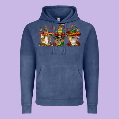 Mexican Gnomies Vintage Hoodie Designed By Fadigitalartstudio