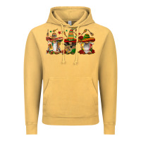 Vintage Mustard mexican gnomies Vintage Hoodie - FaDigitalArtStudio