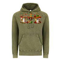 Vintage Olive mexican gnomies Vintage Hoodie - FaDigitalArtStudio