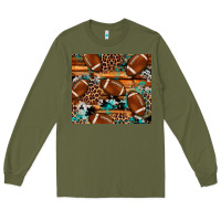 Army Green football tumbler Long Sleeve Tee - Artiststas
