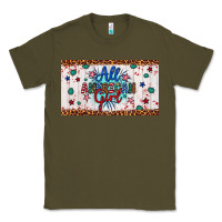 Army Green all american girl Classic Tee - Artiststas