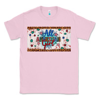 Bubblegum Pink all american girl Classic Tee - Artiststas