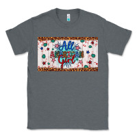 Charcoal Heather all american girl Classic Tee - Artiststas