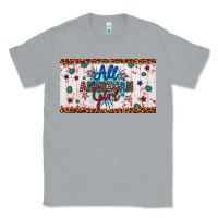 Heather Grey all american girl Classic Tee - Artiststas