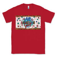 Red all american girl Classic Tee - Artiststas