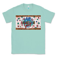 Seafoam all american girl Classic Tee - Artiststas