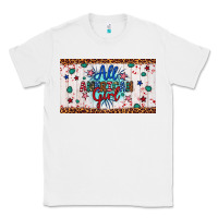 White all american girl Classic Tee - Artiststas