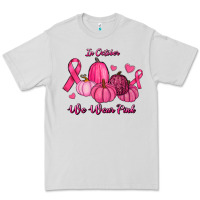 Dove Grey In October We Wear Pink Pumpkins Premium Tee - RanaPortraitStore