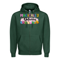 Sports Green magically delicious Zipper Hoodie - MaliasSmallBusiness