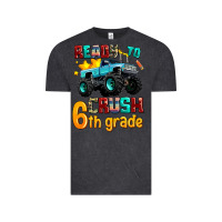 Vintage Black ready to school crush 6th grade Vintage Tee - AdoDesignShop