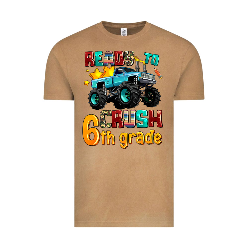 Ready To School Crush 6th Grade Vintage Tee by AdoDesignShop | Teevron