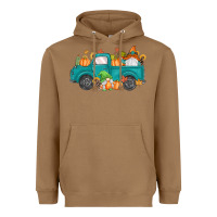 Toasted Coconut fall gnomes truck Heavyweight Hoodie - MaliasSmallBusiness